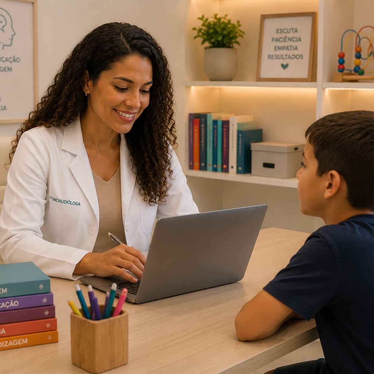 Evolução por sessão e controle de pacote de sessões de fonoaudiologia