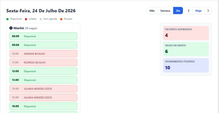 Widget de agendamento para o site do profissional Widget de agendamento online do SmartDoctor incorporado em site